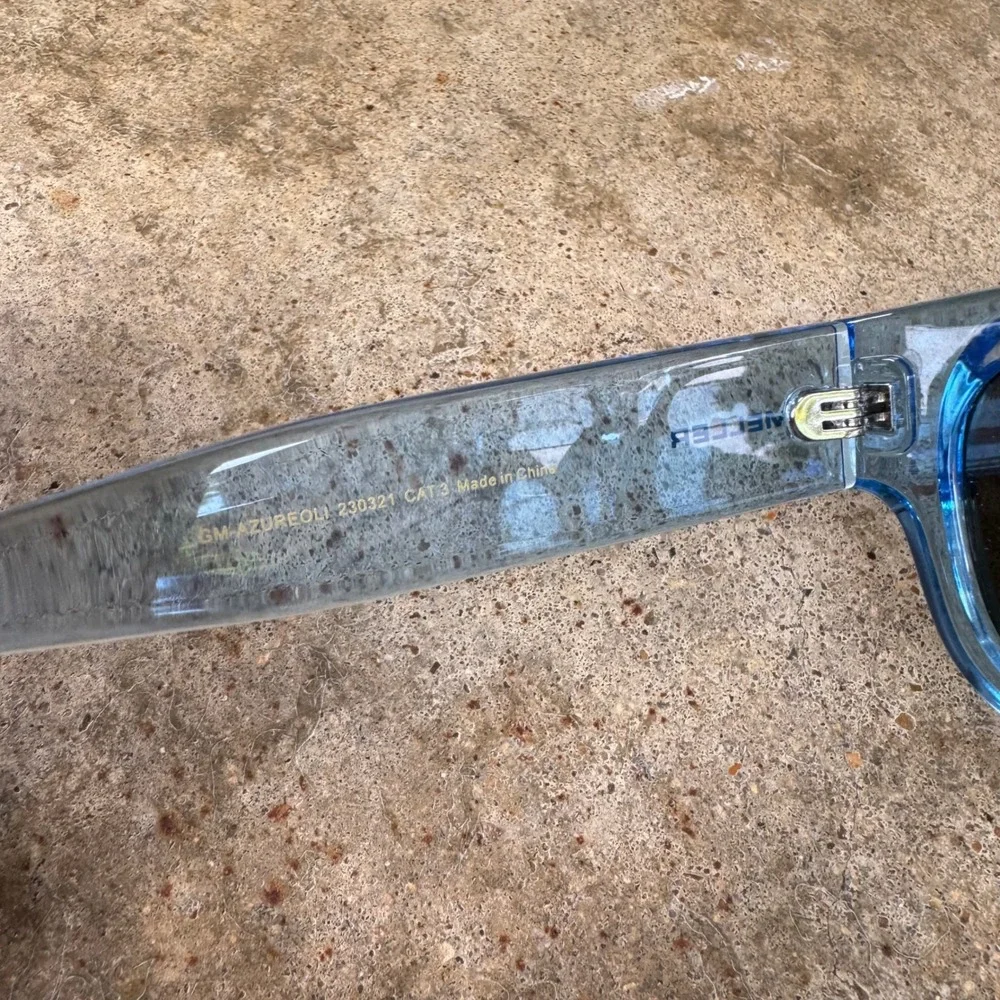 Meller Sunglasses Gamal Azure Olive Blue GM-AZUREOLI Y2K Retro Streetwear